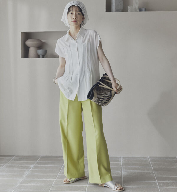 Doux archives「ピンタックフレンチブラウス」|シャツ・ブラウス|