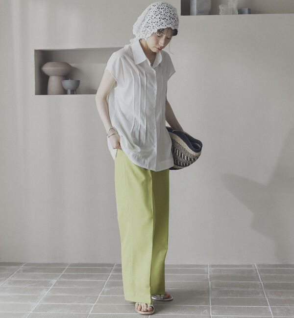 Doux archives「ピンタックフレンチブラウス」|シャツ・ブラウス|