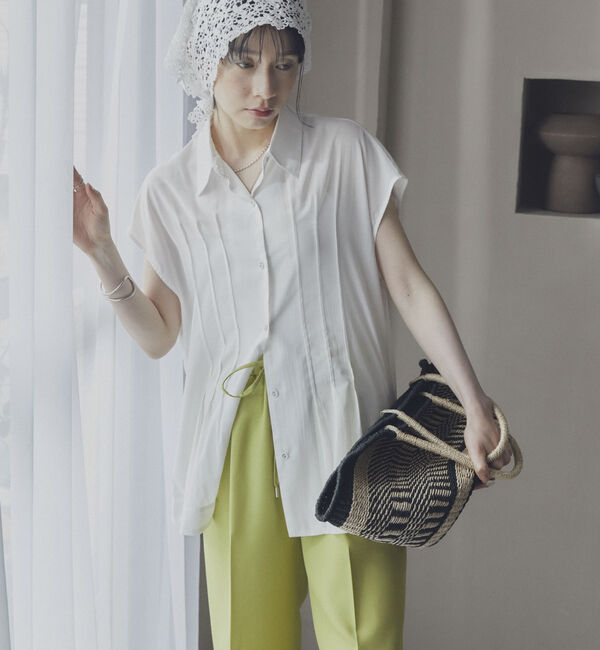 Doux archives「ピンタックフレンチブラウス」|シャツ・ブラウス|