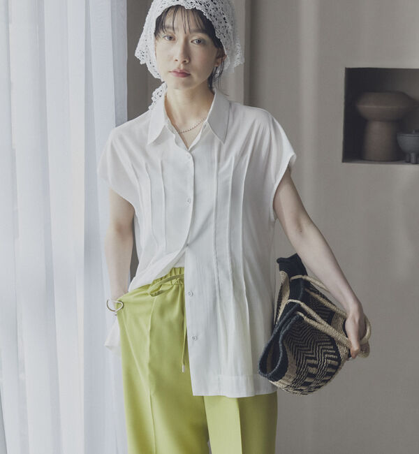 Doux archives「ピンタックフレンチブラウス」|シャツ・ブラウス|