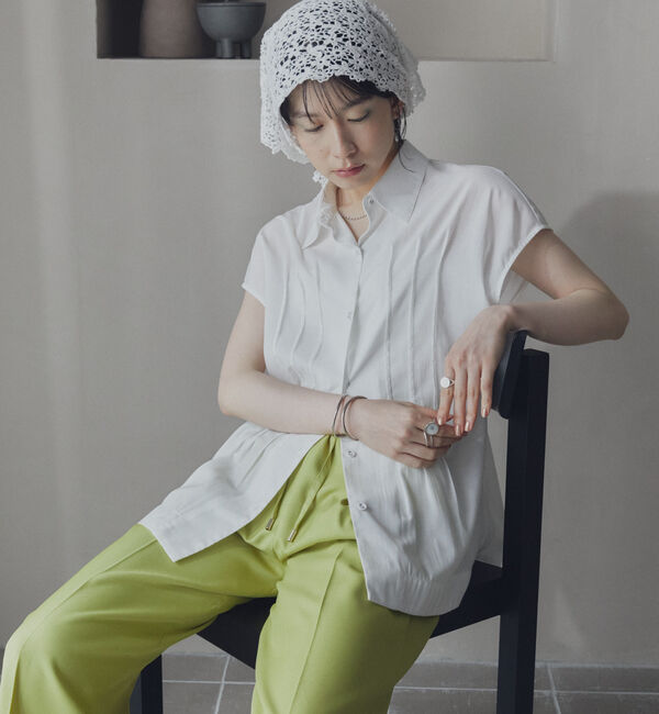 Doux archives「ピンタックフレンチブラウス」|シャツ・ブラウス|