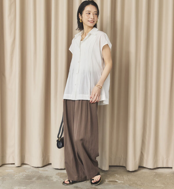 Doux archives「ピンタックフレンチブラウス」|シャツ・ブラウス|