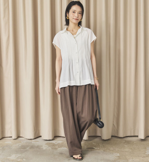 Doux archives「ピンタックフレンチブラウス」|シャツ・ブラウス|