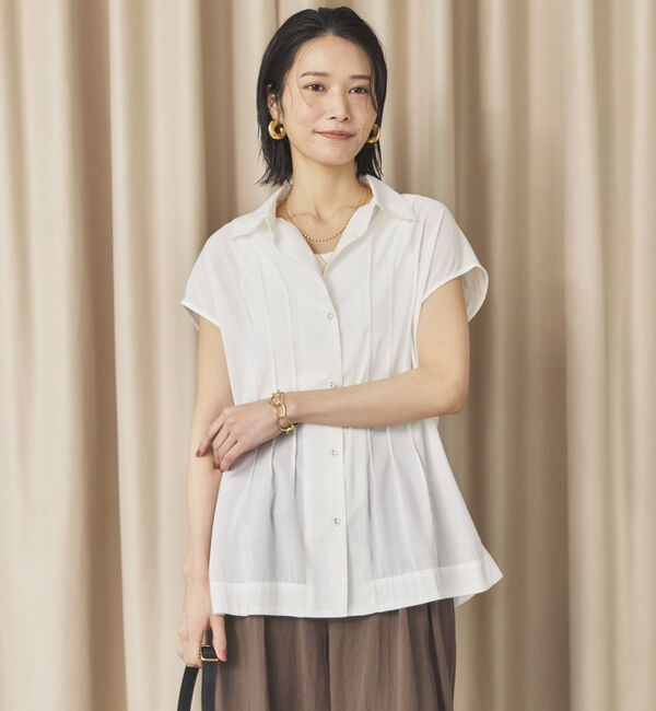 Doux archives「ピンタックフレンチブラウス」|シャツ・ブラウス|