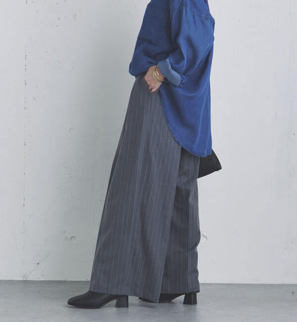 Doux archives「ストライプ２タックパンツ」|チノ|