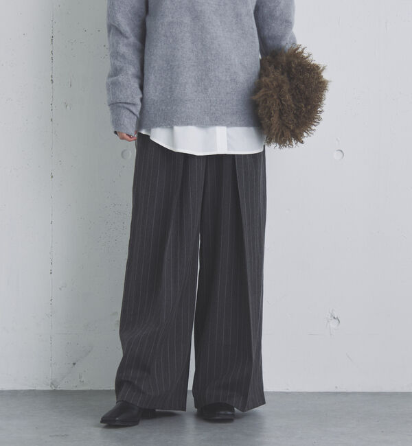 Doux archives「ストライプ２タックパンツ」|チノ|