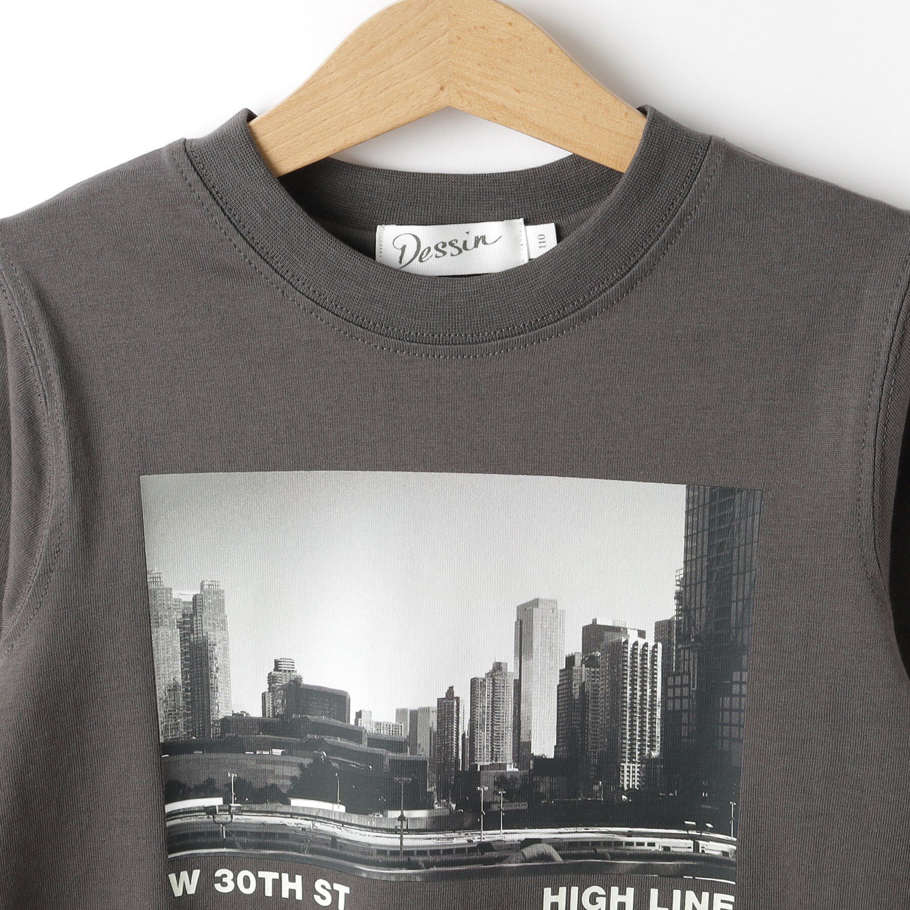 Dessin「【リンクコーデ・洗える】フォトプリントロングスリーブTシャツ」|Tシャツ・カットソー|