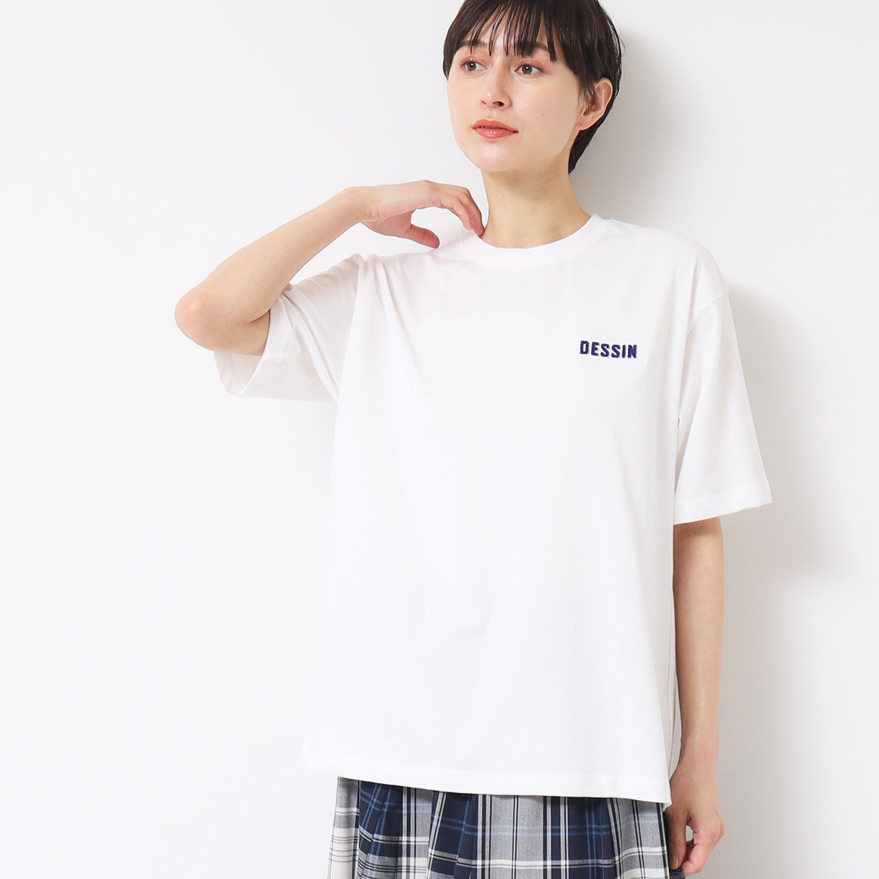 Dessin「【ユニセックス・洗える】タフティングTシャツ」|Tシャツ・カットソー|