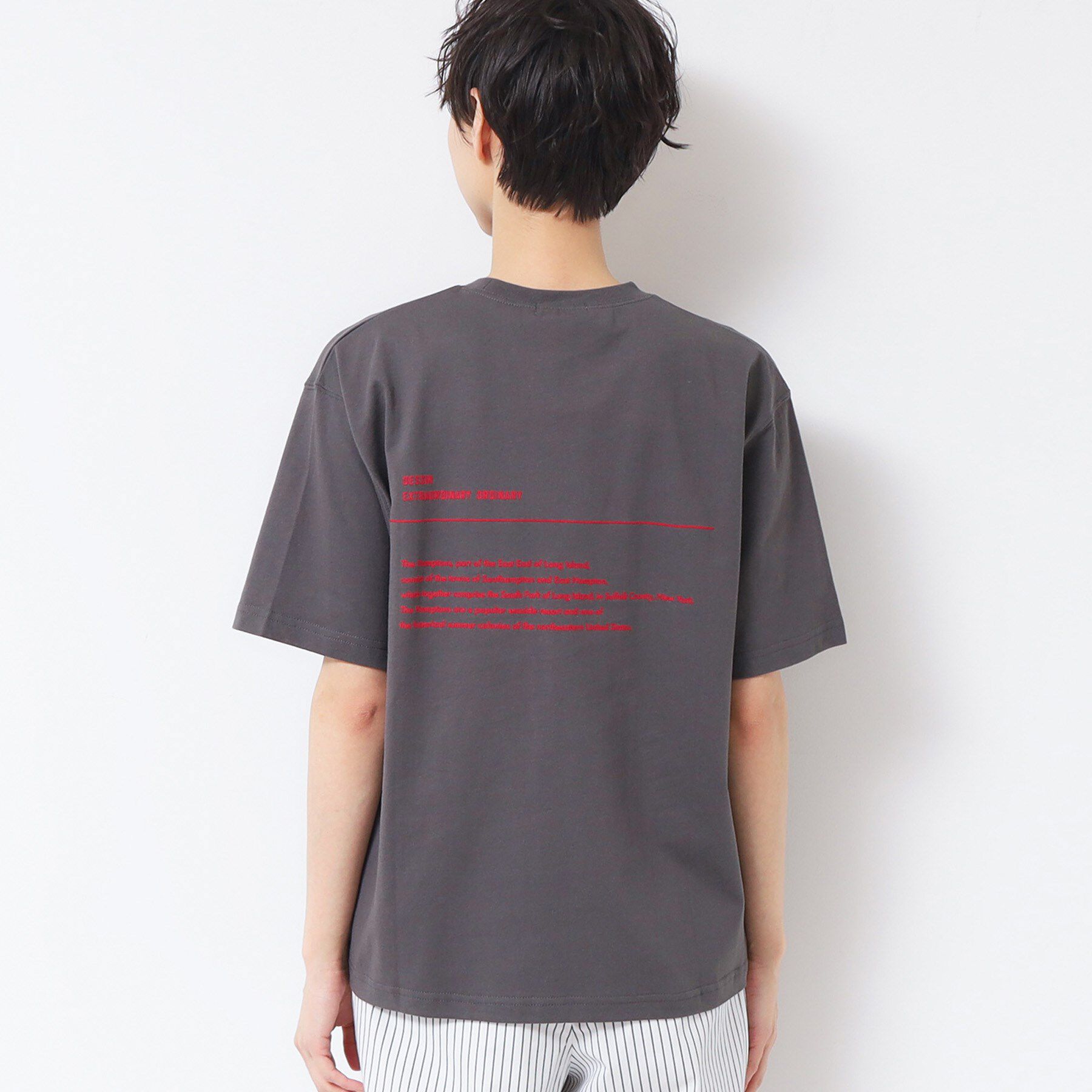 Dessin「【ユニセックス・洗える】タフティングTシャツ」|Tシャツ・カットソー|