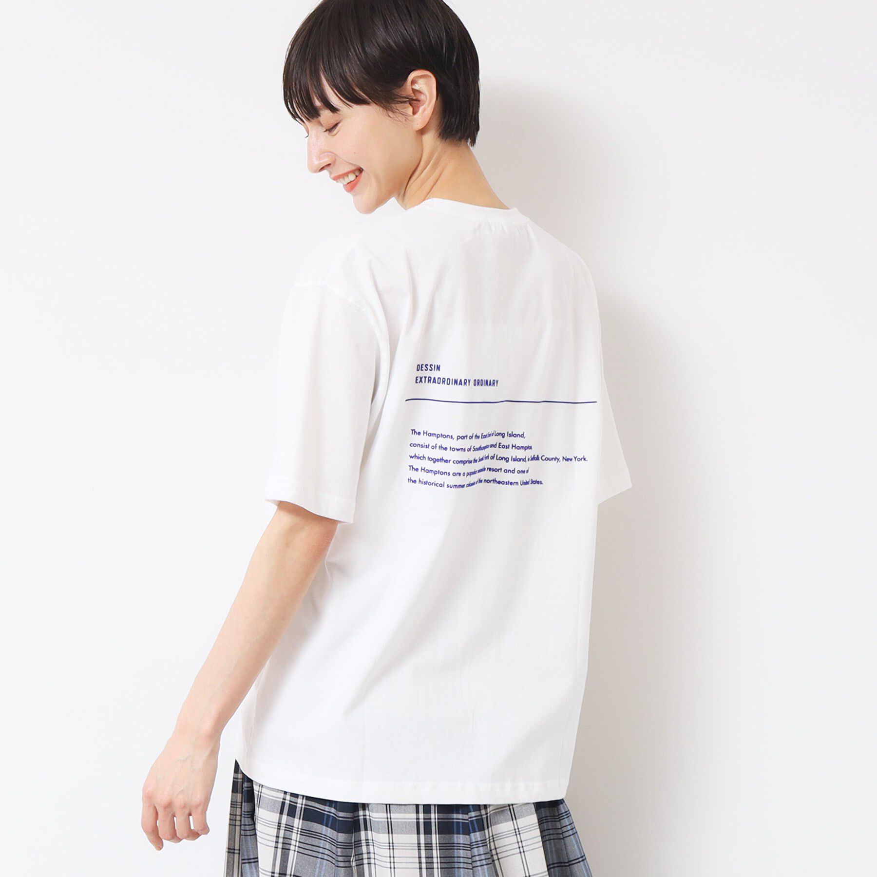 Dessin「【ユニセックス・洗える】タフティングTシャツ」|Tシャツ・カットソー|