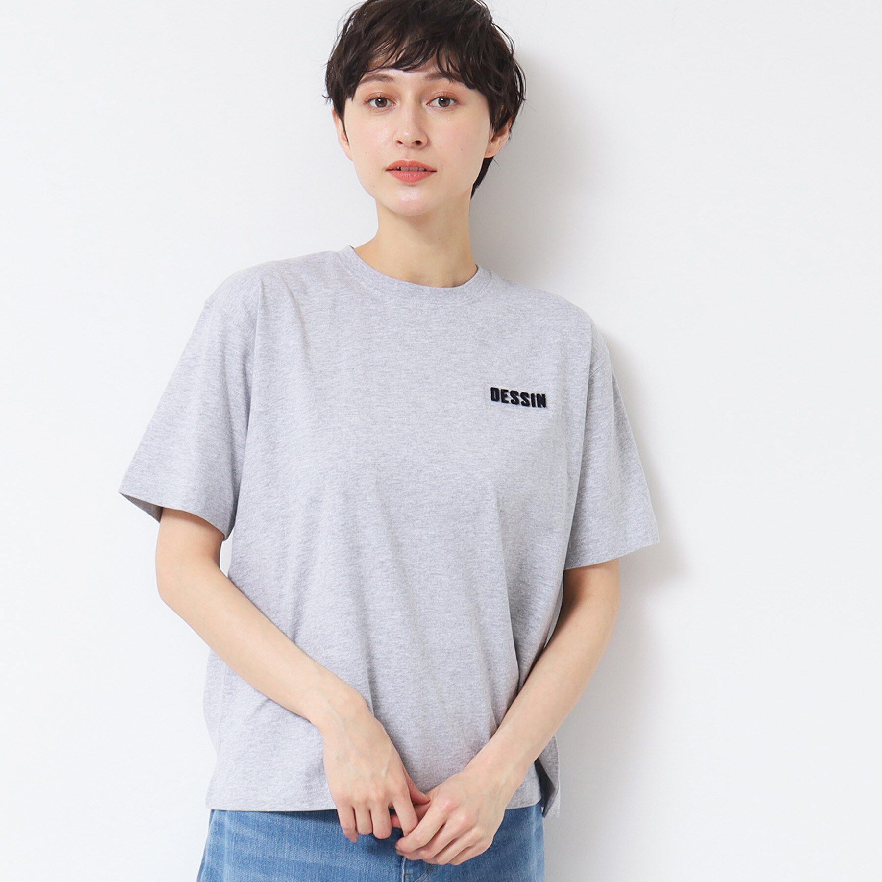 Dessin「【ユニセックス・洗える】タフティングTシャツ」|Tシャツ・カットソー|