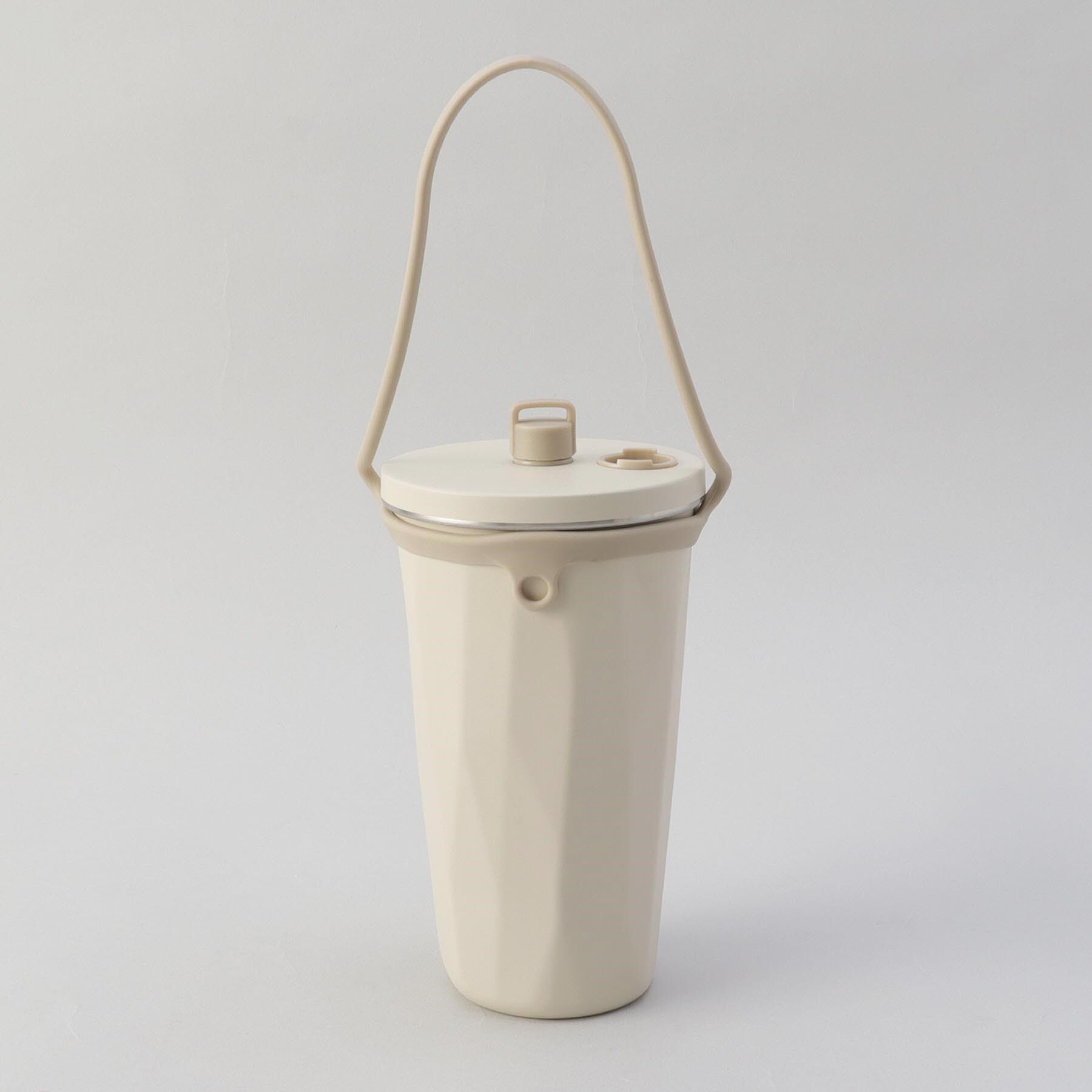 212 KITCHEN STORE「ストロー付2wayタンブラー570ml アイボリー」|食器・キッチングッズ|