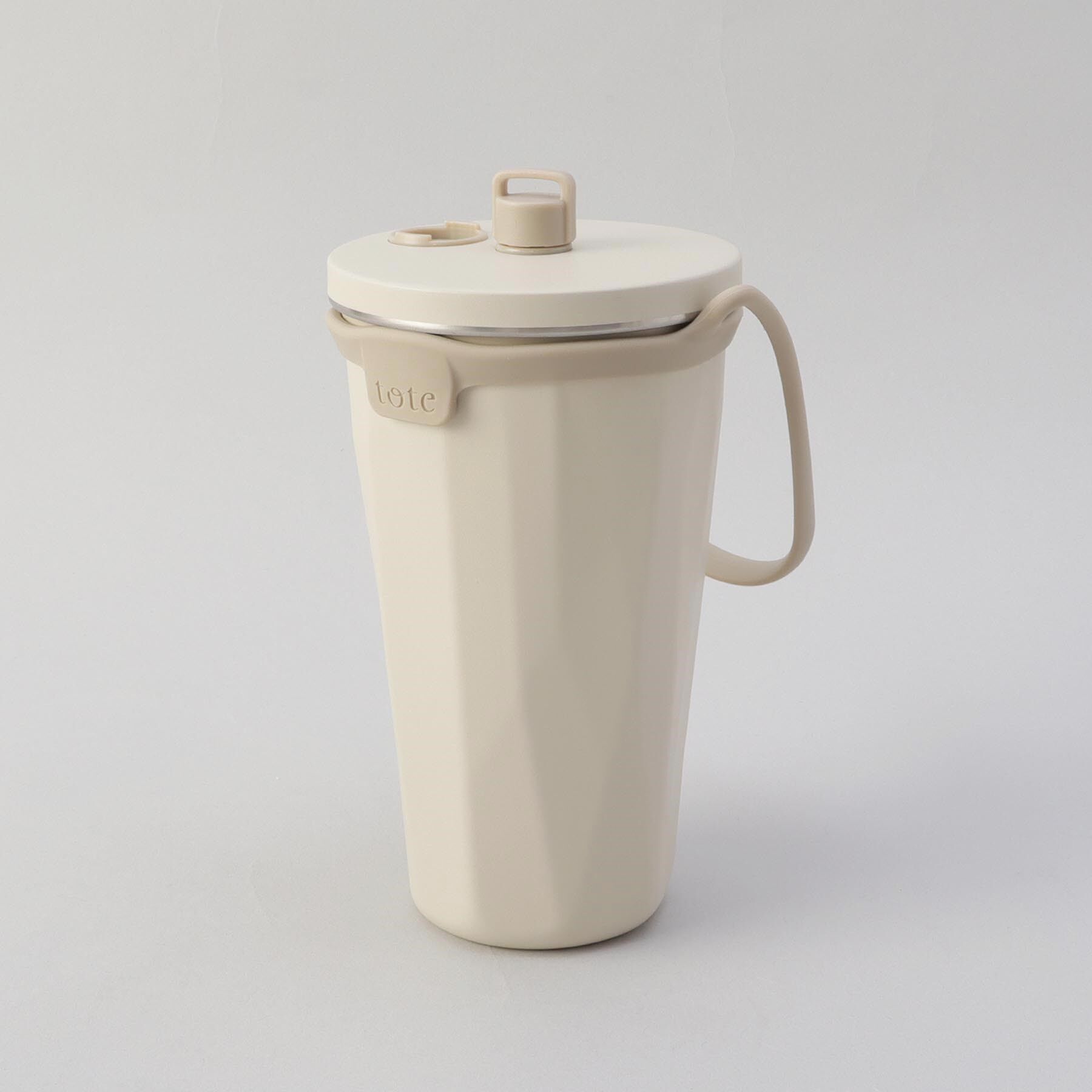 212 KITCHEN STORE「ストロー付2wayタンブラー570ml アイボリー」|食器・キッチングッズ|