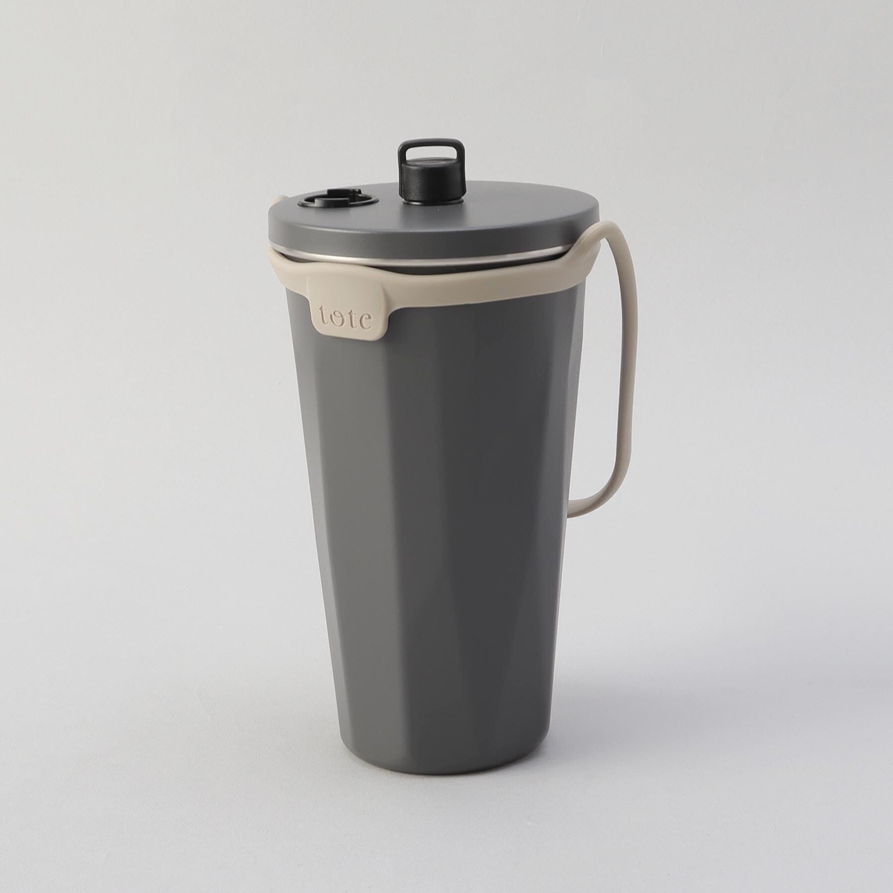 212 KITCHEN STORE「ストロー付2wayタンブラー570ml チャコール」|食器・キッチングッズ|