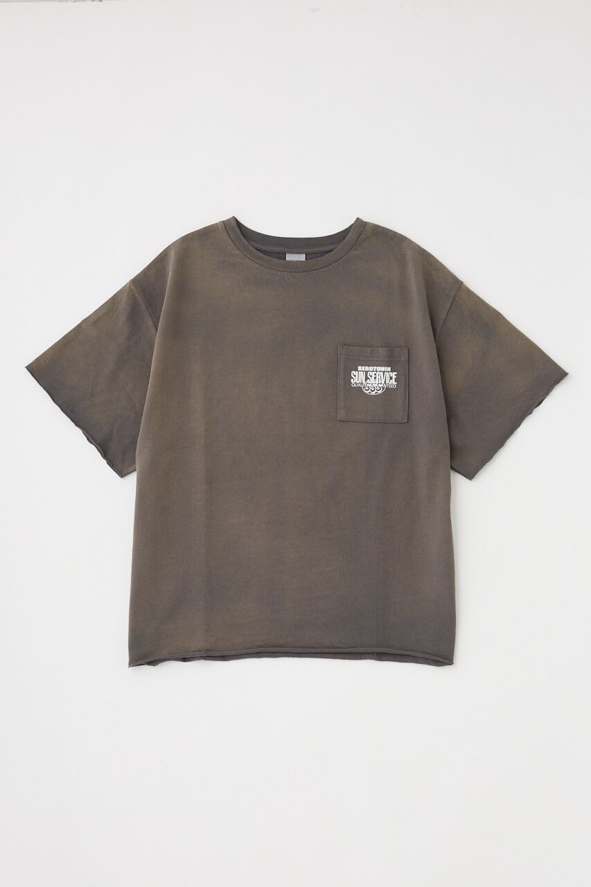 MOUSSY「DAMAGED BACK LOGO Tシャツ」|Tシャツ・カットソー|