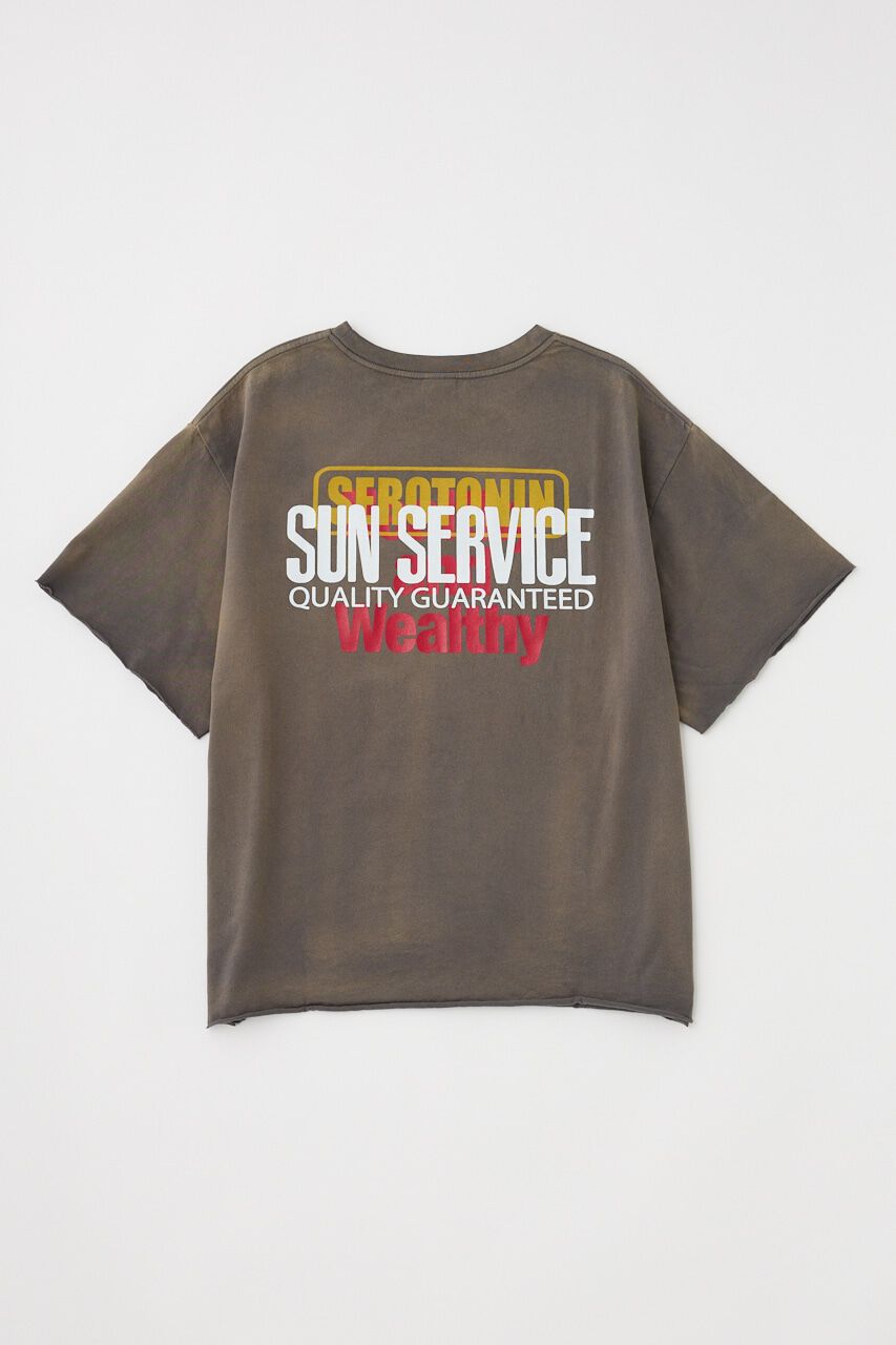 MOUSSY「DAMAGED BACK LOGO Tシャツ」|Tシャツ・カットソー|