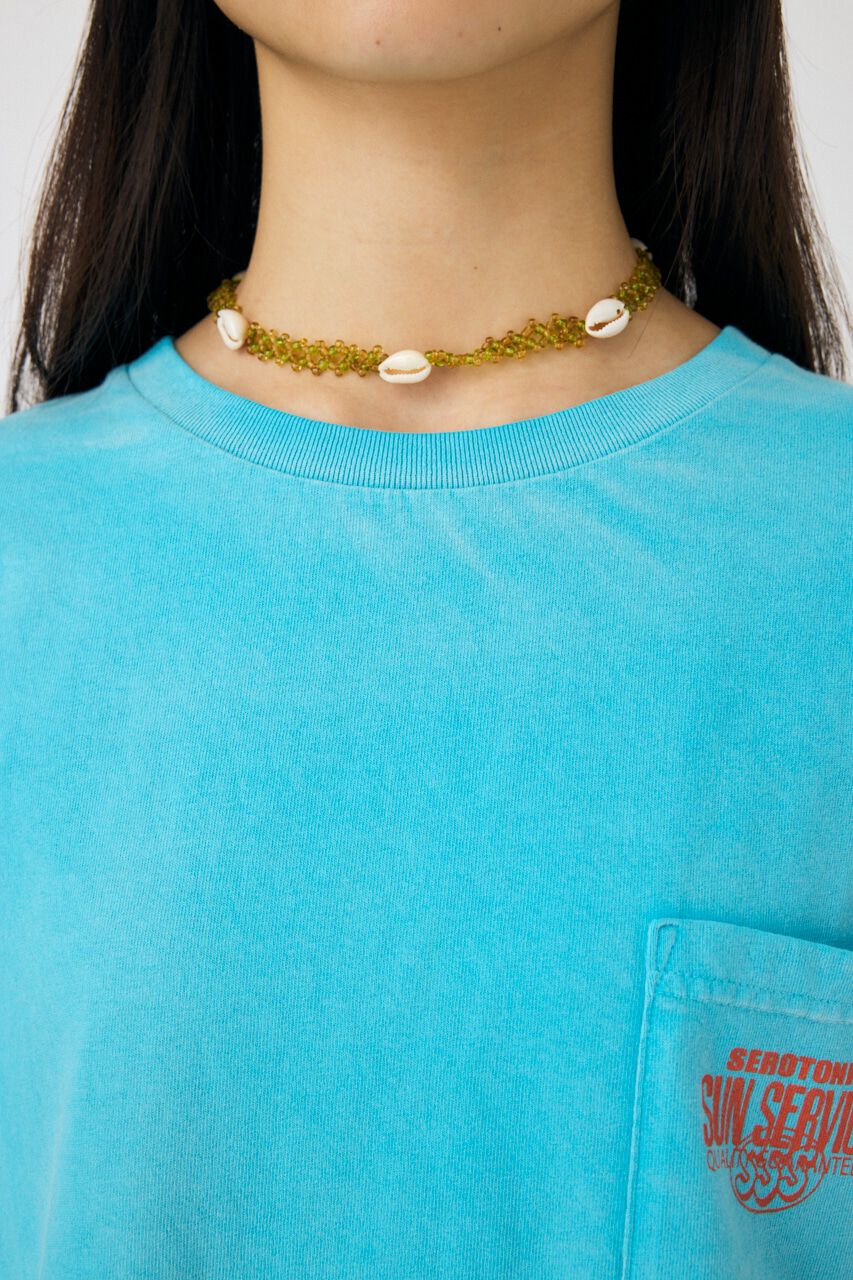 MOUSSY「DAMAGED BACK LOGO Tシャツ」|Tシャツ・カットソー|