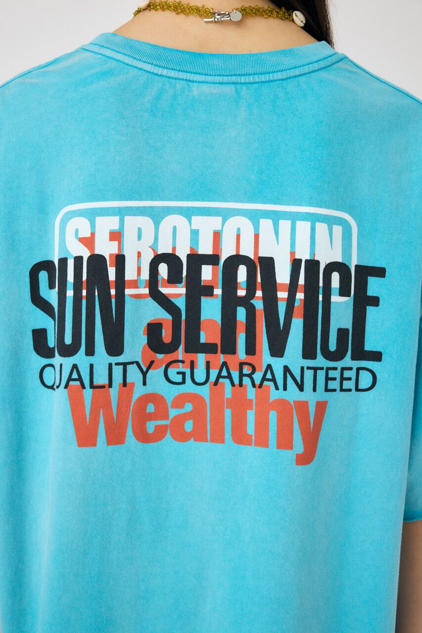 MOUSSY「DAMAGED BACK LOGO Tシャツ」|Tシャツ・カットソー|