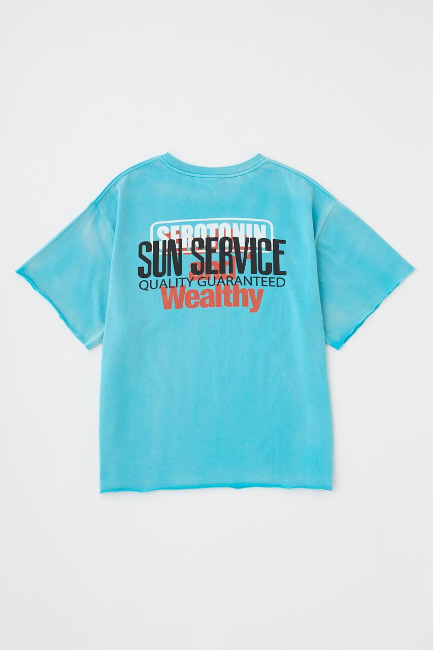 MOUSSY「DAMAGED BACK LOGO Tシャツ」|Tシャツ・カットソー|