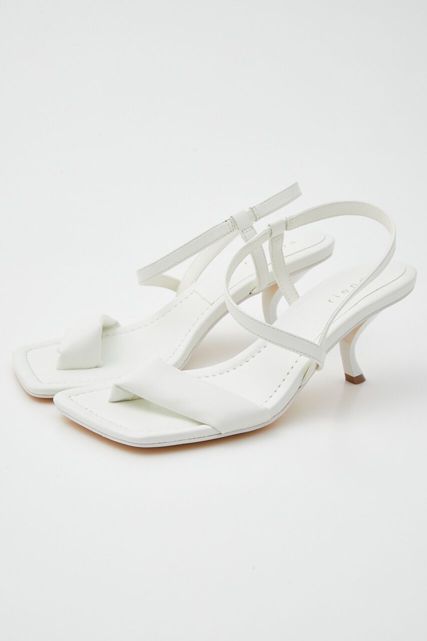 rienda「デザインヒールトングサンダル」|サンダル|