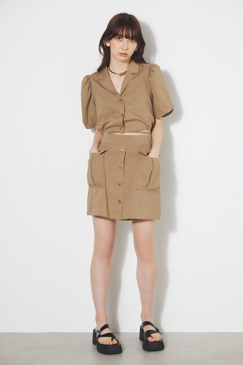 rienda「BIGポケットmini SS-PT」|その他|BEG