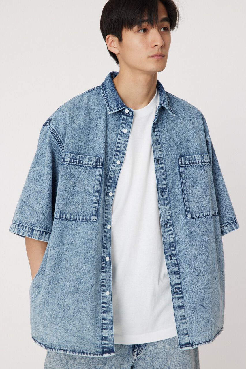 RODEO CROWNS「H/Sルーズデニムシャツ」|シャツ・ブラウス|