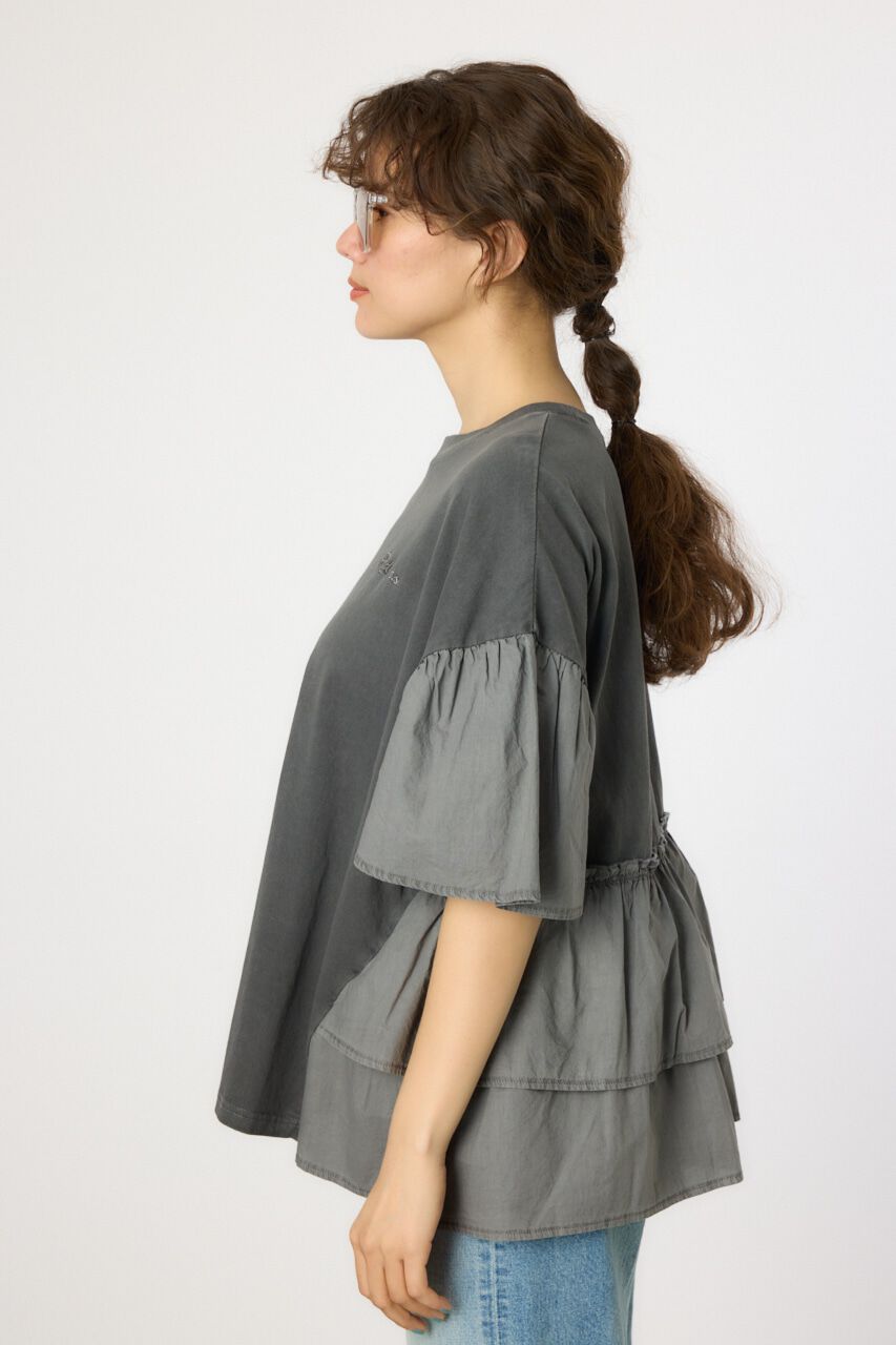 RODEO CROWNS「ピグメントバックフリルトップス」|Tシャツ・カットソー|