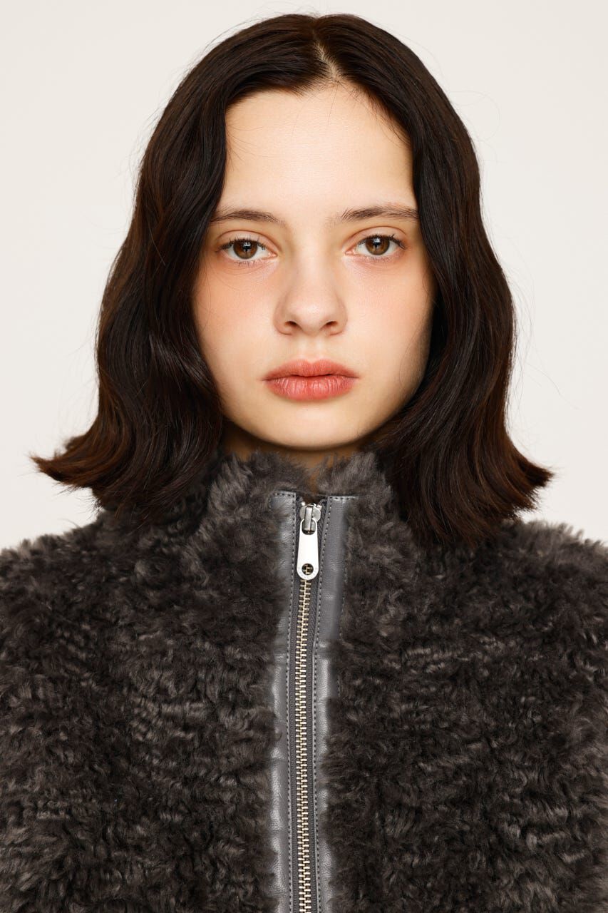 SLY「CURLED BOA ブルゾン」|ブルゾン・スタジャン|