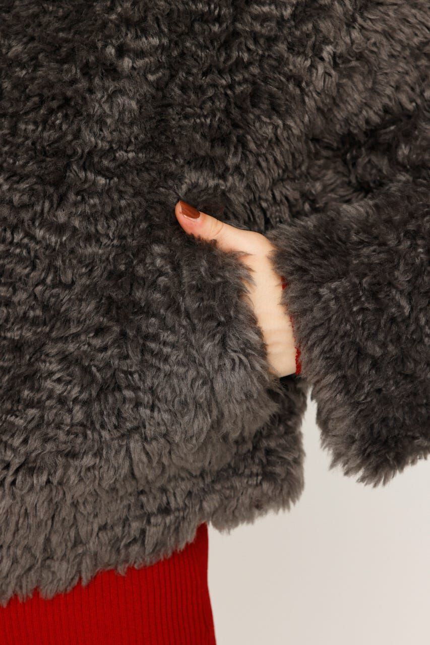 SLY「CURLED BOA ブルゾン」|ブルゾン・スタジャン|