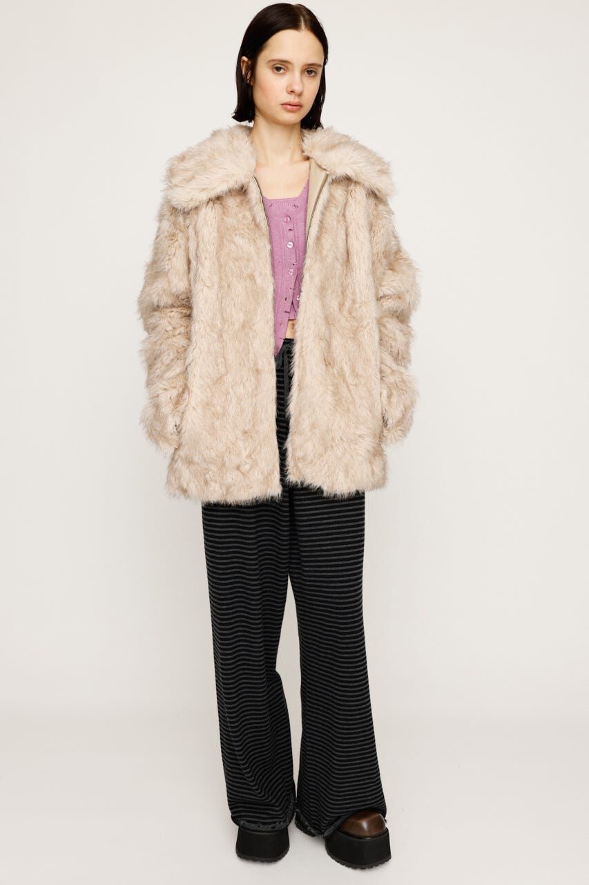 SLY「BIG COLLAR FUR コート」|その他|