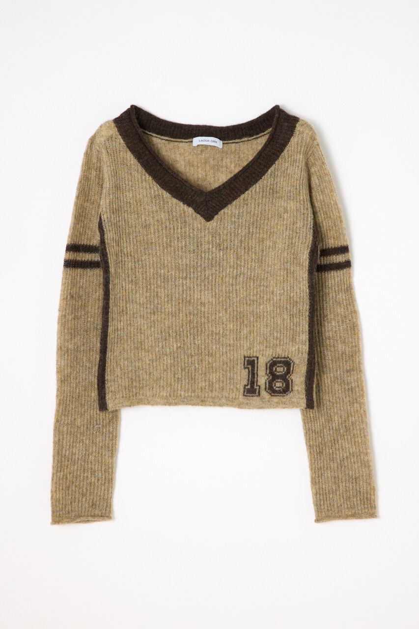 LAGUA GEM「COMPACT NUMBER ニット」|ニット・セーター|