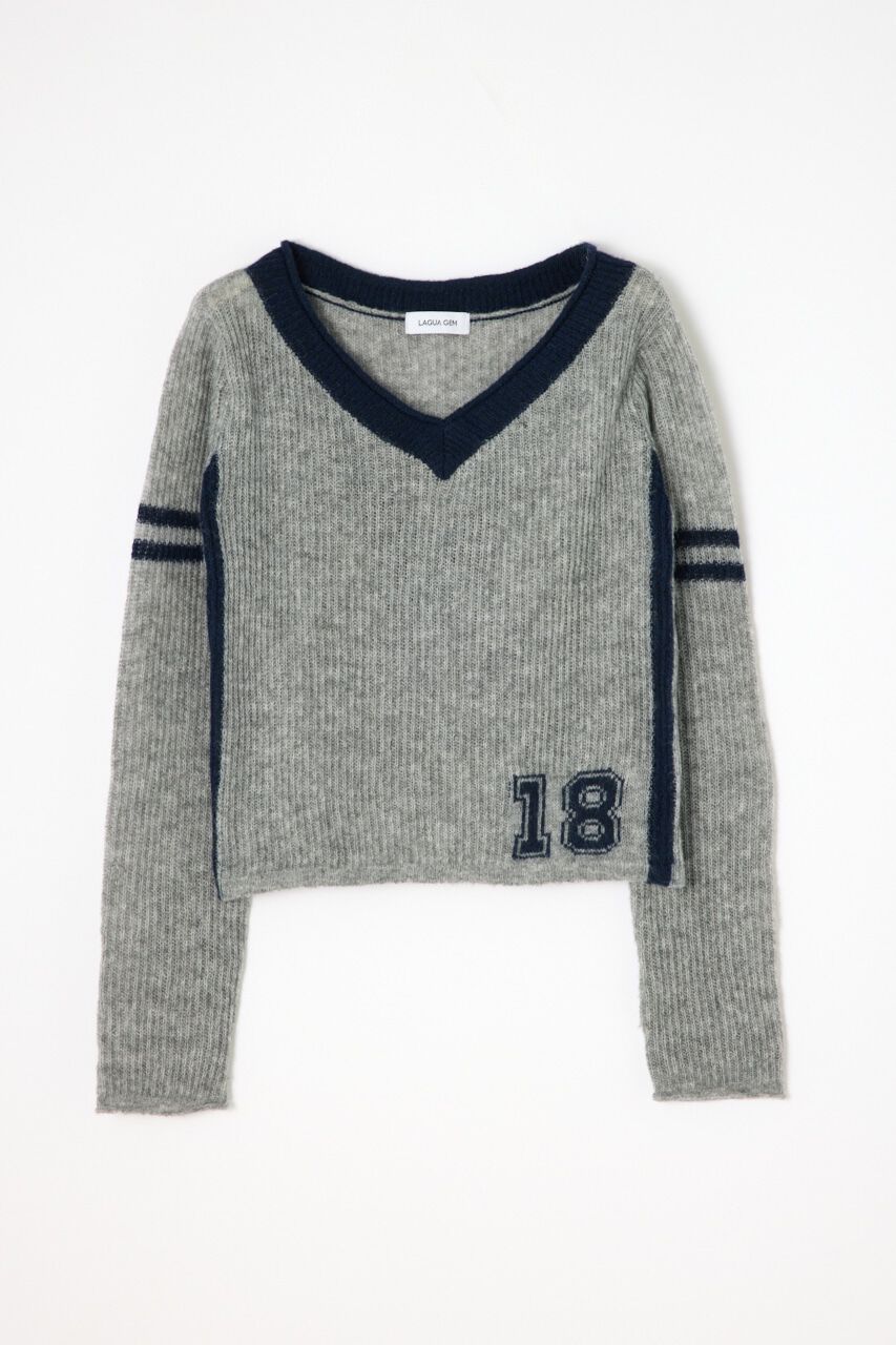 LAGUA GEM「COMPACT NUMBER ニット」|ニット・セーター|