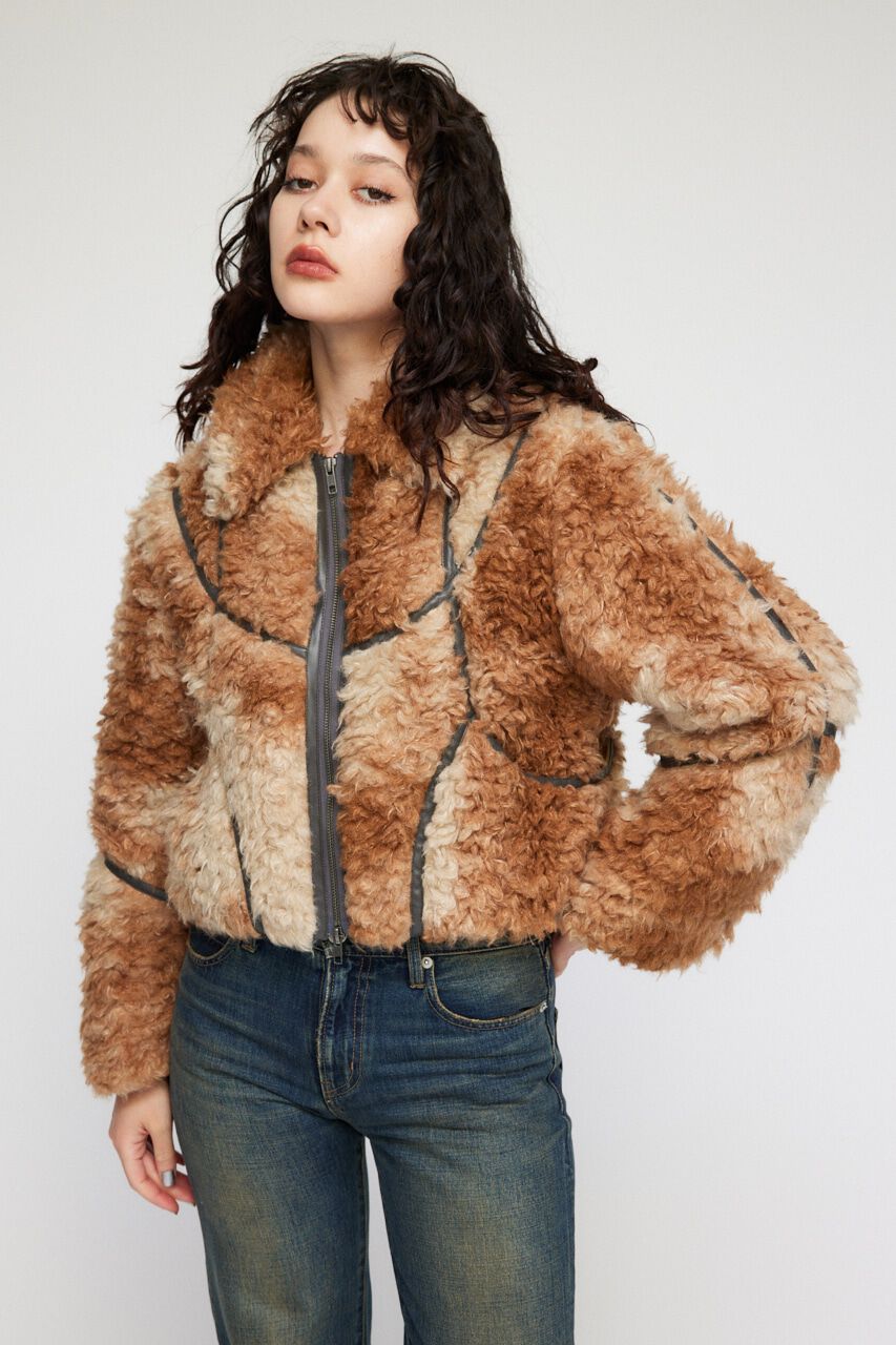 LAGUA GEM「RANDOM LINE ボアジャケット」|その他|