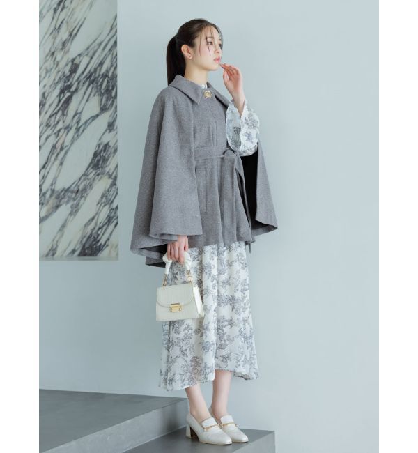 dazzlin「サイドリブタイフラワーワンピース」|ワンピース|