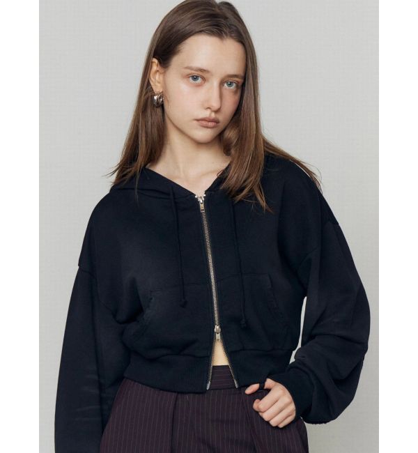 EMODA「シェービングショートジップフーディ」|パーカー|