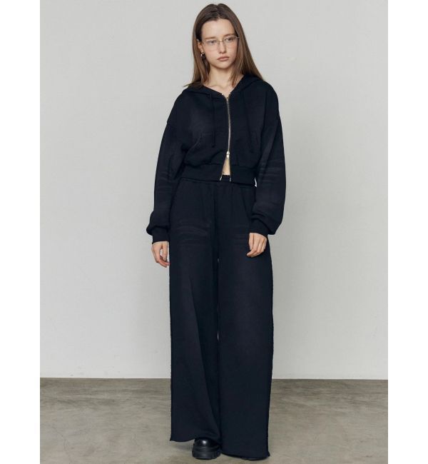 EMODA「シェービングショートジップフーディ」|パーカー|