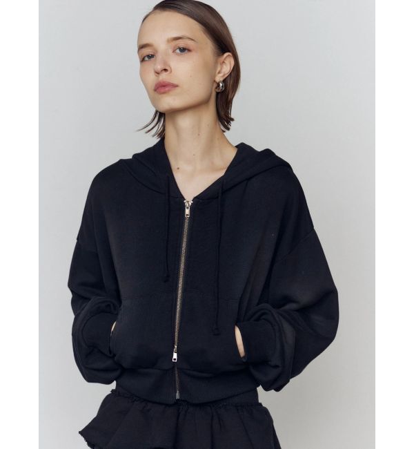 EMODA「シェービングショートジップフーディ」|パーカー|