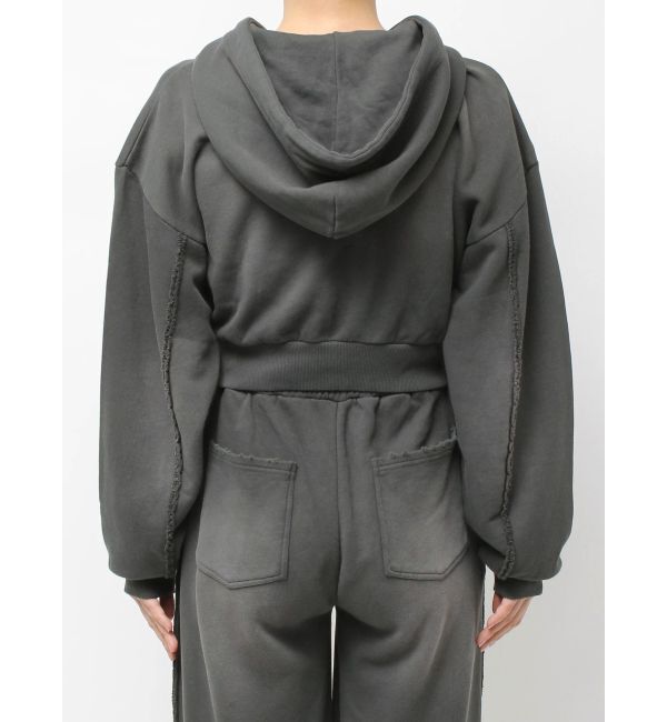 EMODA「シェービングショートジップフーディ」|パーカー|