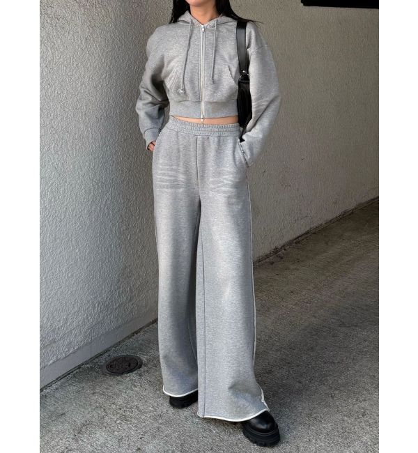 EMODA「シェービングショートジップフーディ」|パーカー|