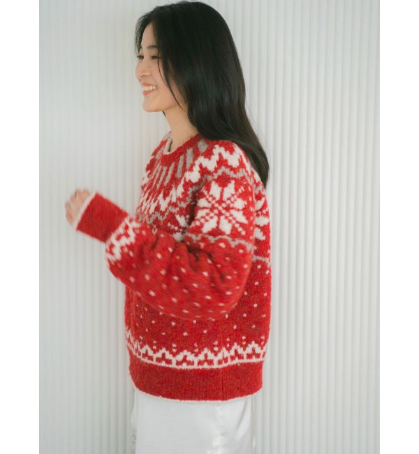 Ungrid「求心柄ルーズニット」|ニット・セーター|