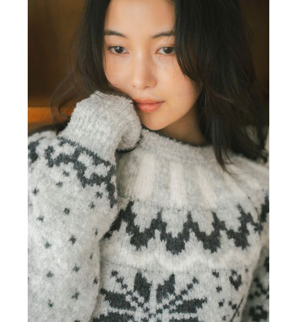 Ungrid「求心柄ルーズニット」|ニット・セーター|