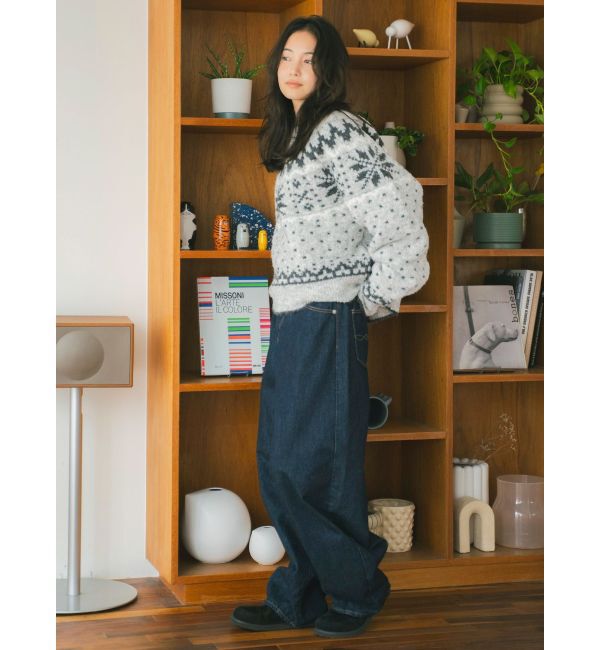 Ungrid「求心柄ルーズニット」|ニット・セーター|