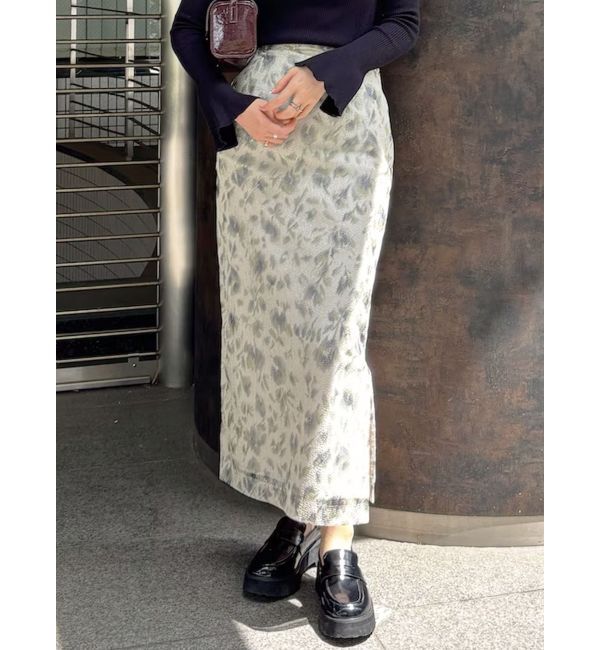 LAGUNAMOON「フラワーパターンチュールスカート」|スカート|アイボリー