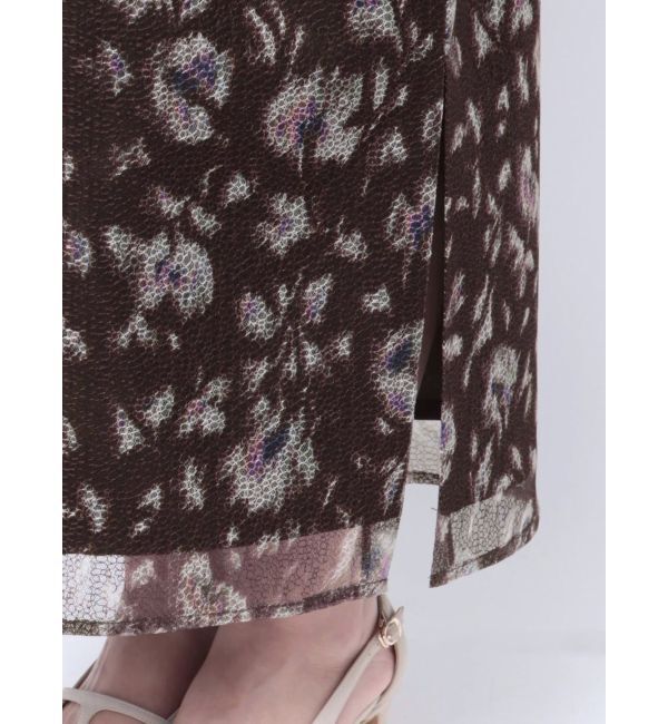 LAGUNAMOON「フラワーパターンチュールスカート」|スカート|