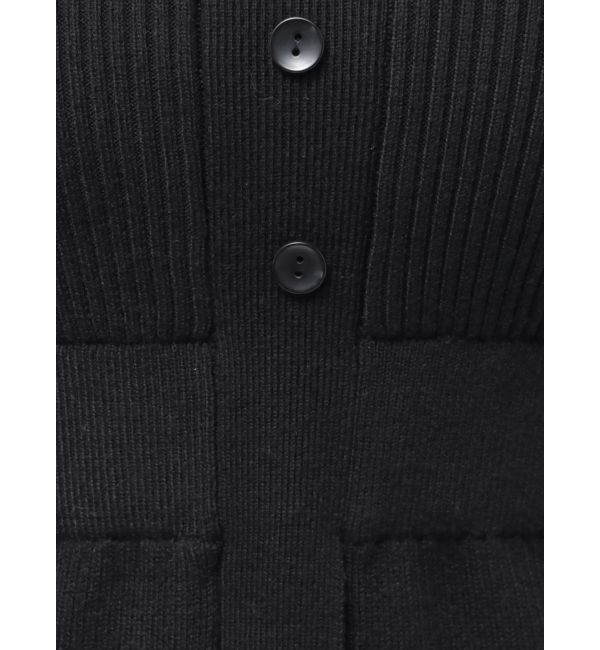 LAGUNAMOON「フロントボタンベアニットワンピース」|ワンピース|