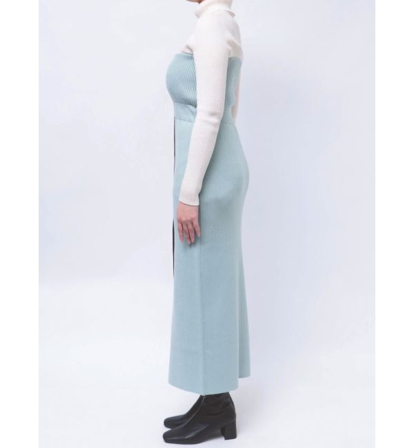 LAGUNAMOON「フロントボタンベアニットワンピース」|ワンピース|