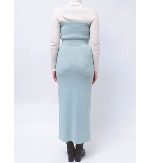 LAGUNAMOON「フロントボタンベアニットワンピース」|ワンピース|