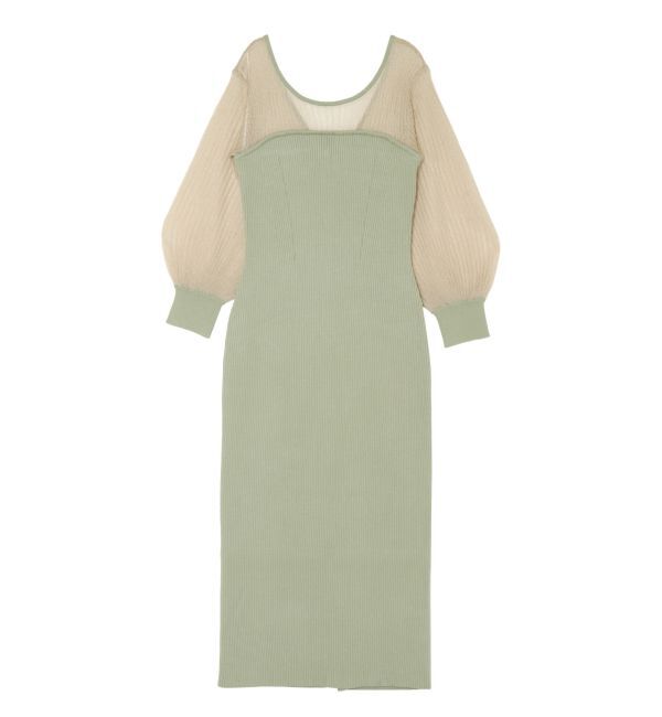 LAGUNAMOON「ドッキングベアニットワンピース」|ワンピース|