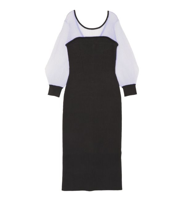 LAGUNAMOON「ドッキングベアニットワンピース」|ワンピース|