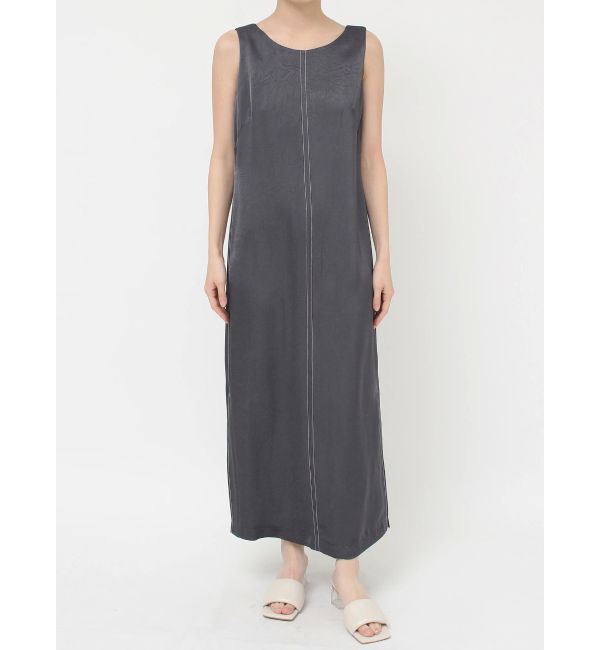 LAGUNAMOON「【WEB限定】サテンIラインワンピース」|ワンピース|